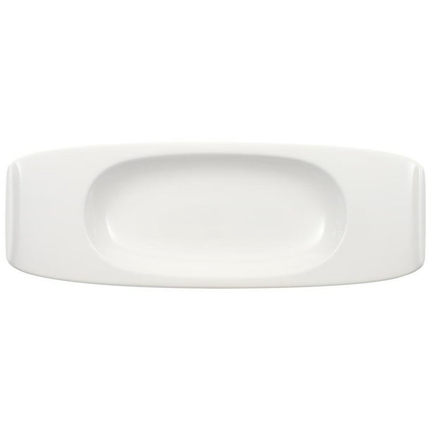 Villeroy & Boch Urban Nature 7-Inch by 4-Inch Teacup Plate/Dessert Boat
